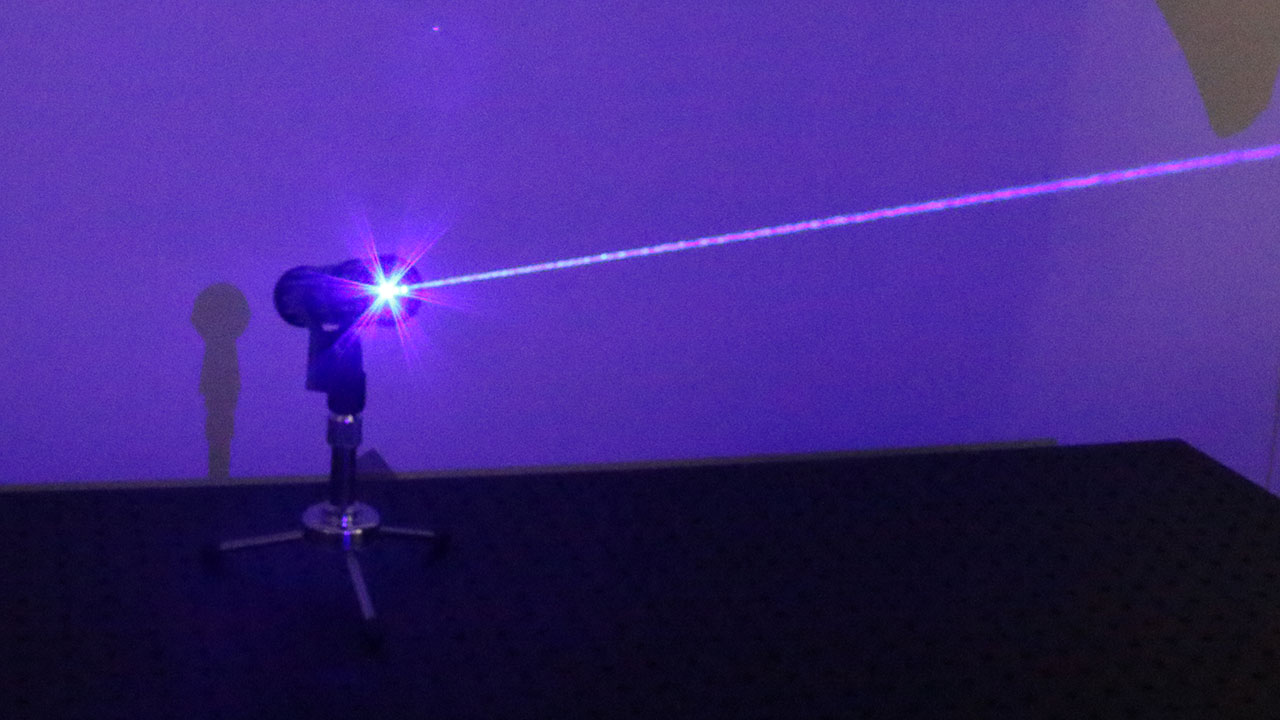 strong laser beam